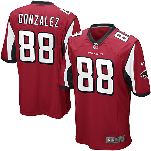 Youth Game Tony Gonzalez Nike Jersey Red Home - #88 NFL Atlanta Falcons